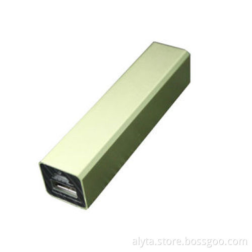 Portable Power Source Bank, 2,400mAh, Aluminum Alloy, Charge for Mobile Power